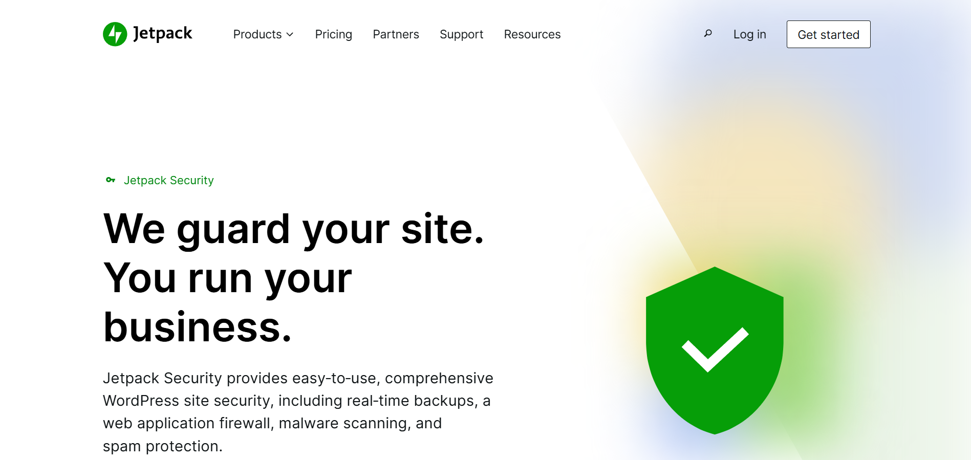 اسکرین شات Jetpack Security