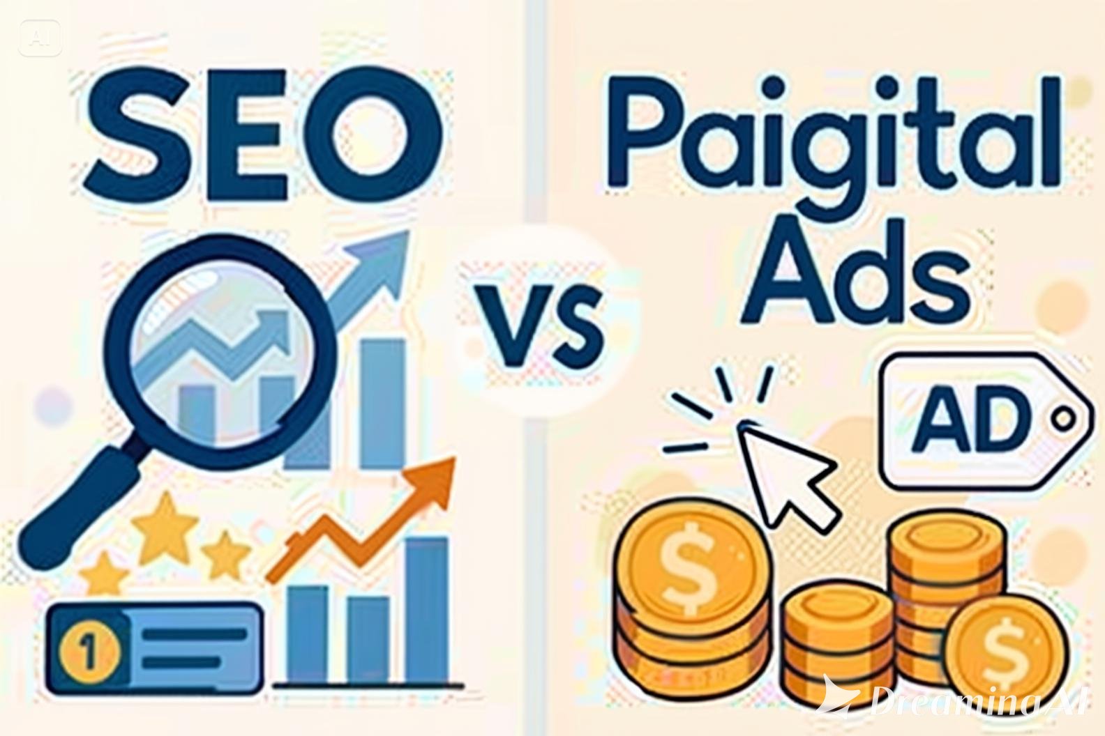 مقایسه اقتصادی سئو و تبلیغات گوگل