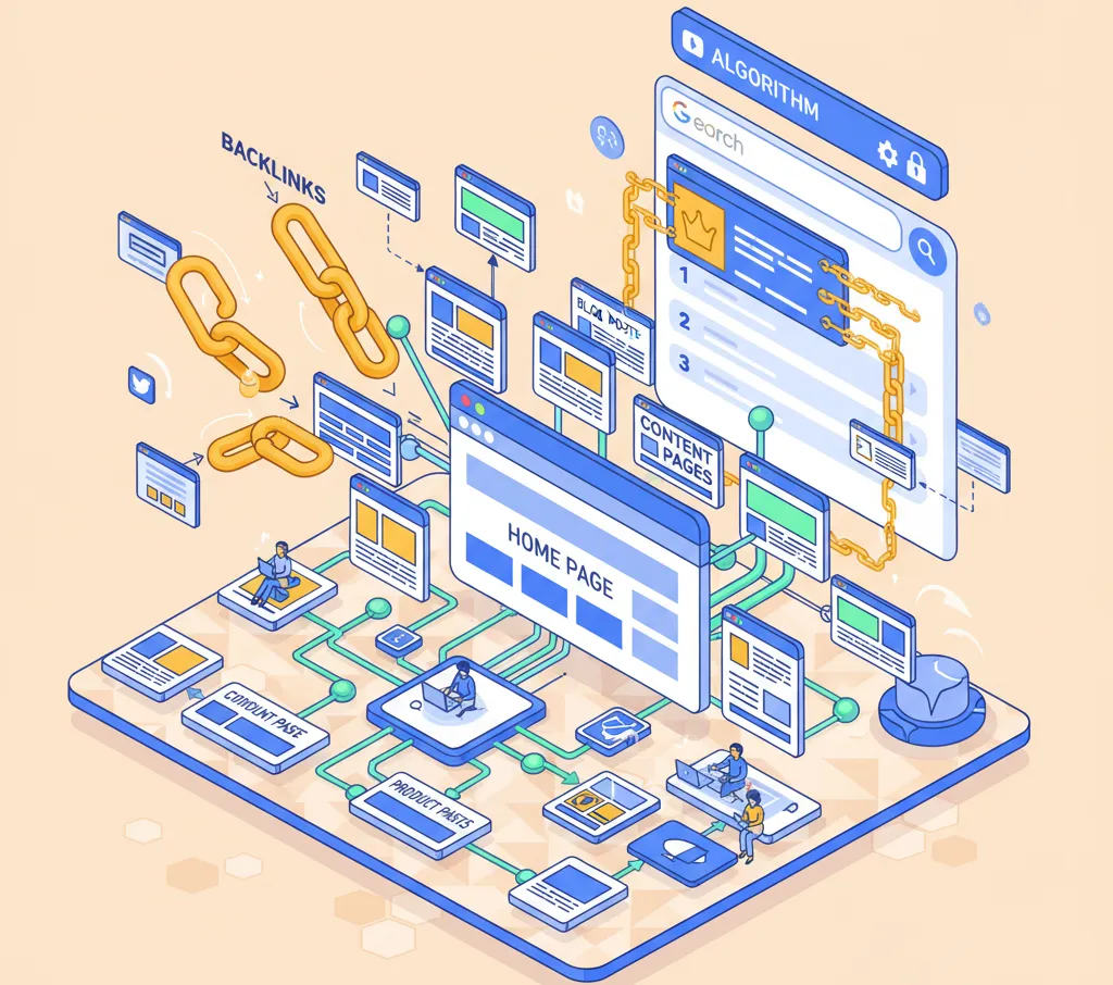 نمودار شبکهای و ارتباط بک لینکها در بهبود رتبه سایتها