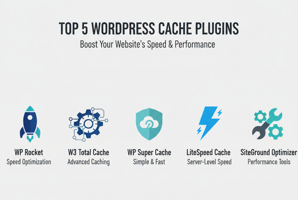 انواع افزونه های فعال کردن کش سایت