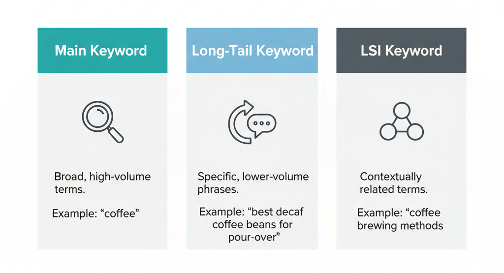 کلمات کلیدی LSI