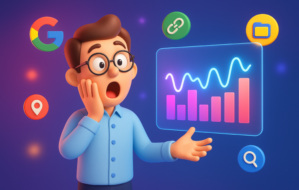 شگفتزده از بالا و پایین شدن رتبهها در صفحه نتایج گوگل؛ مفهوم آغاز رقص گوگل