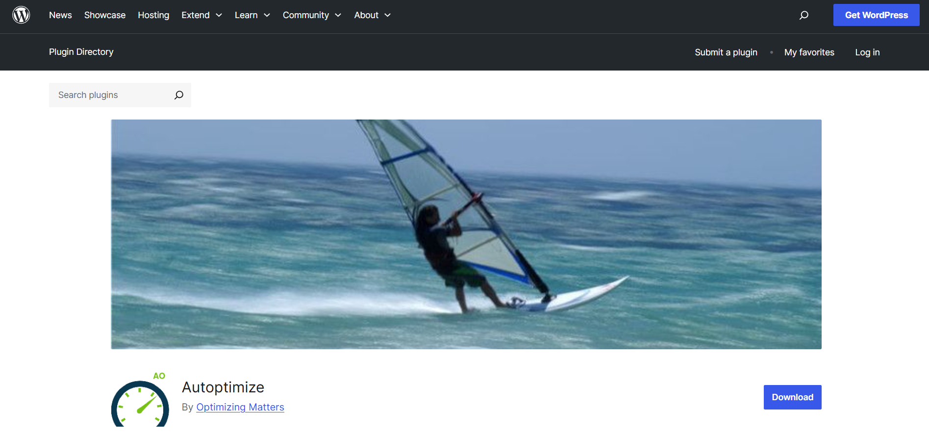 اسکرین شات افزونه Autoptimize 