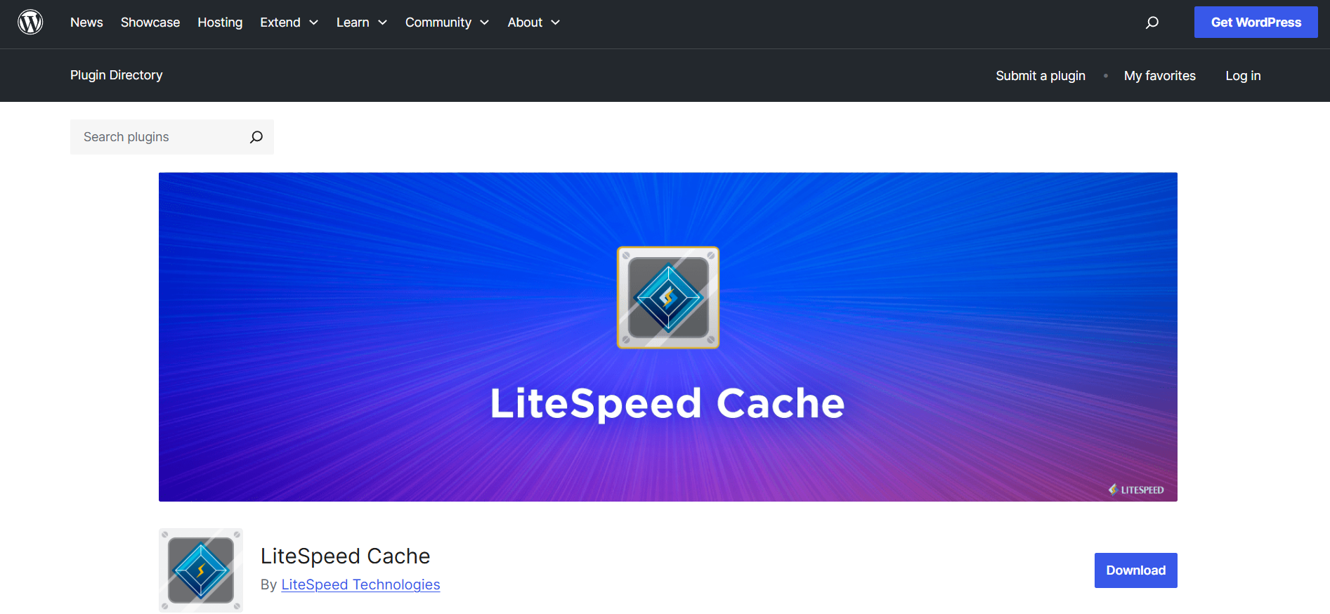 اسکرین شات افزونه LiteSpeed Cache 