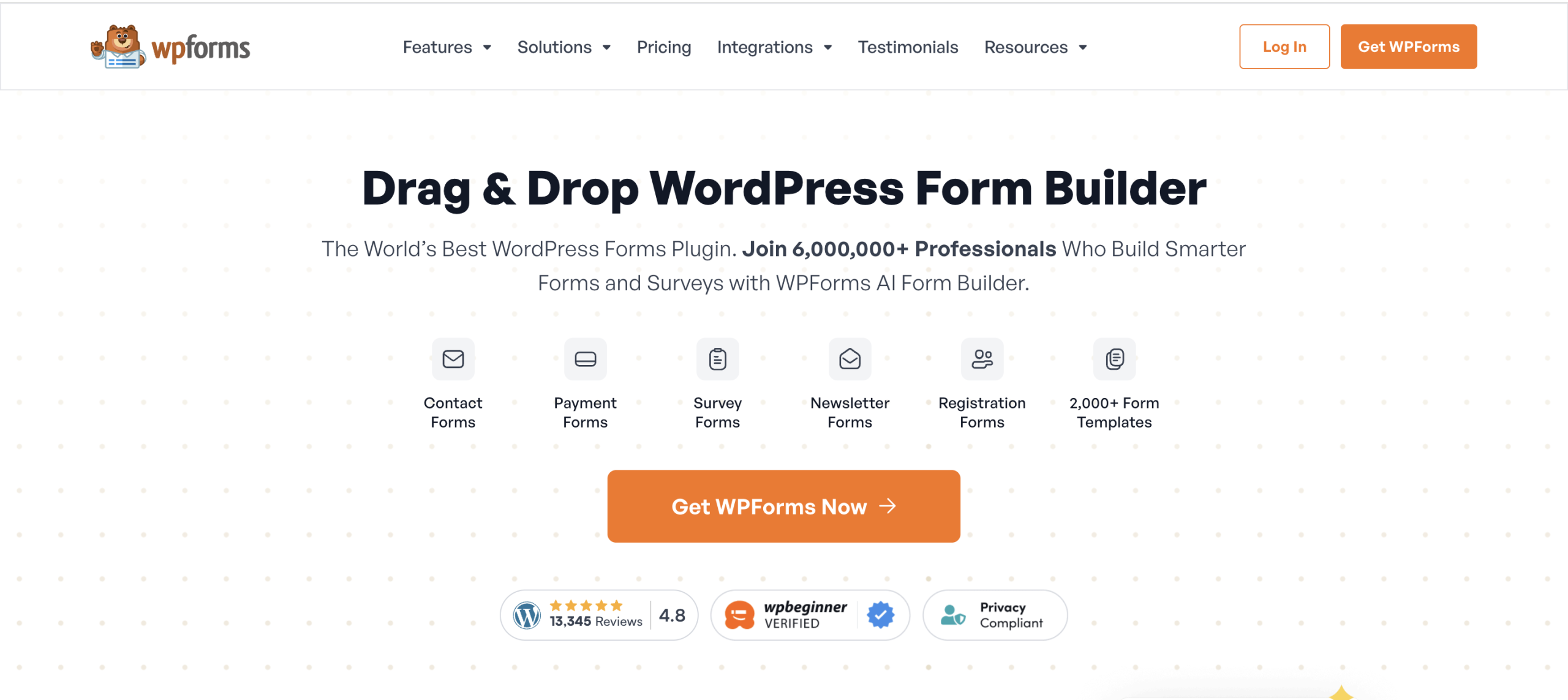  افزونه فرم ساز وردپرس wp forms