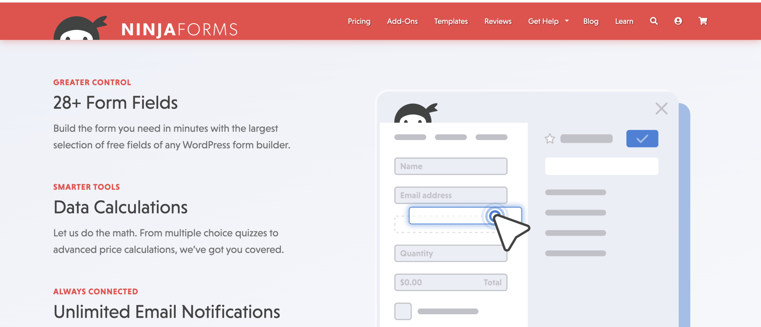 افزونه فرم ساز وردپرس ninja forms