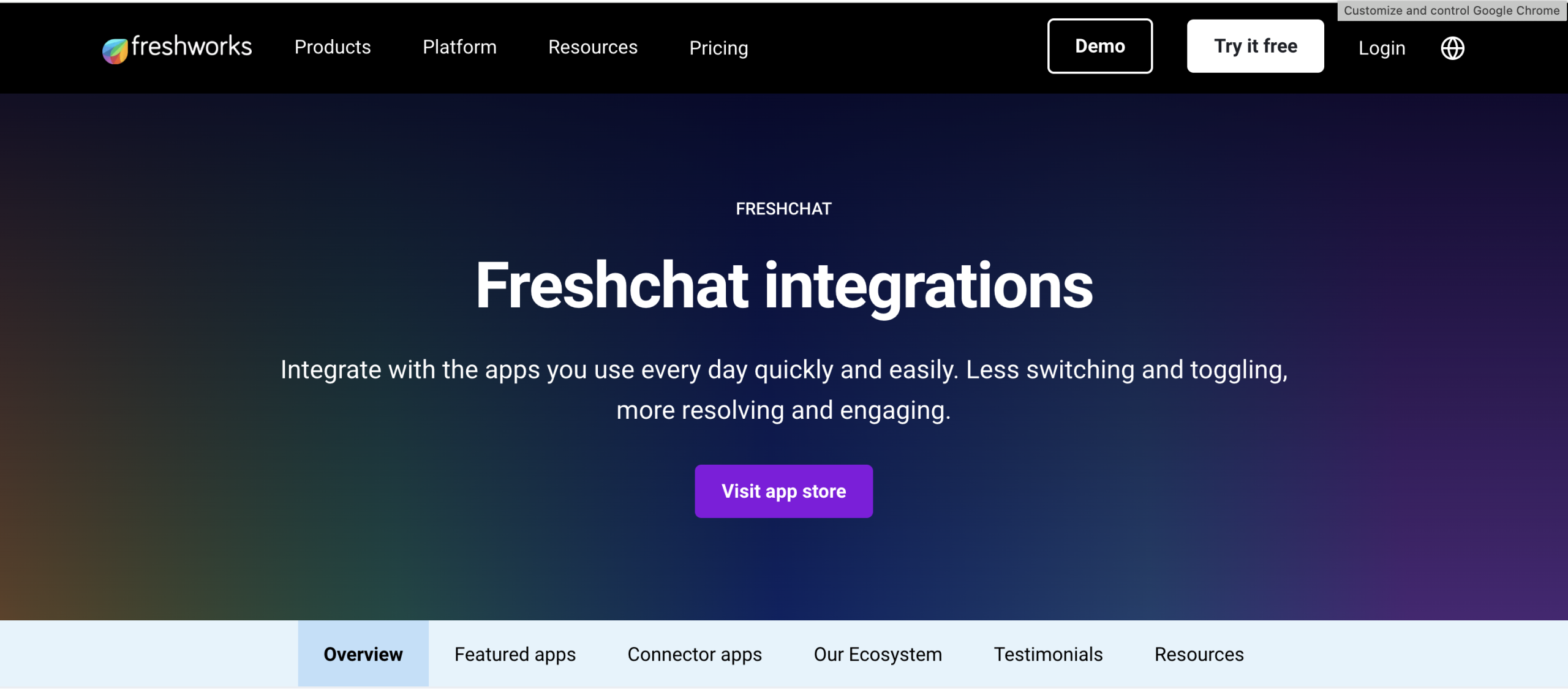 افزونه چت آنلاین Freshchat با پشتیبانی از چندین کانال و تحلیل رفتار مشتریان برای بهبود تجربه کاربری
