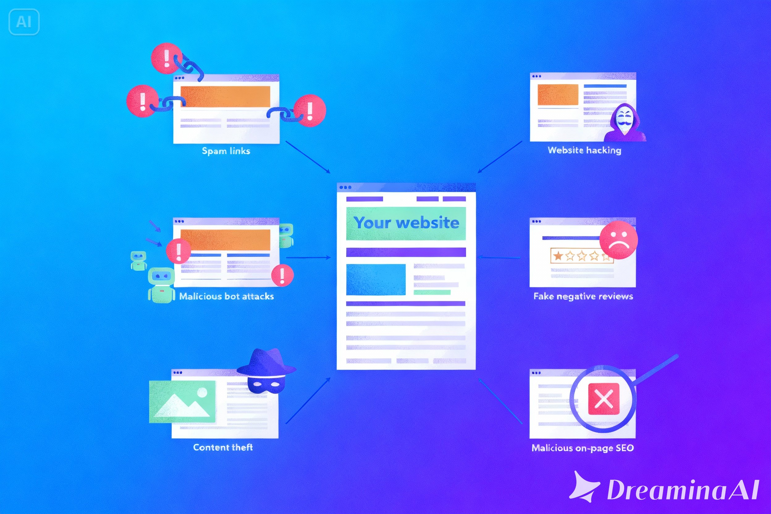 نشانه‌های واضح حمله سئو منفی