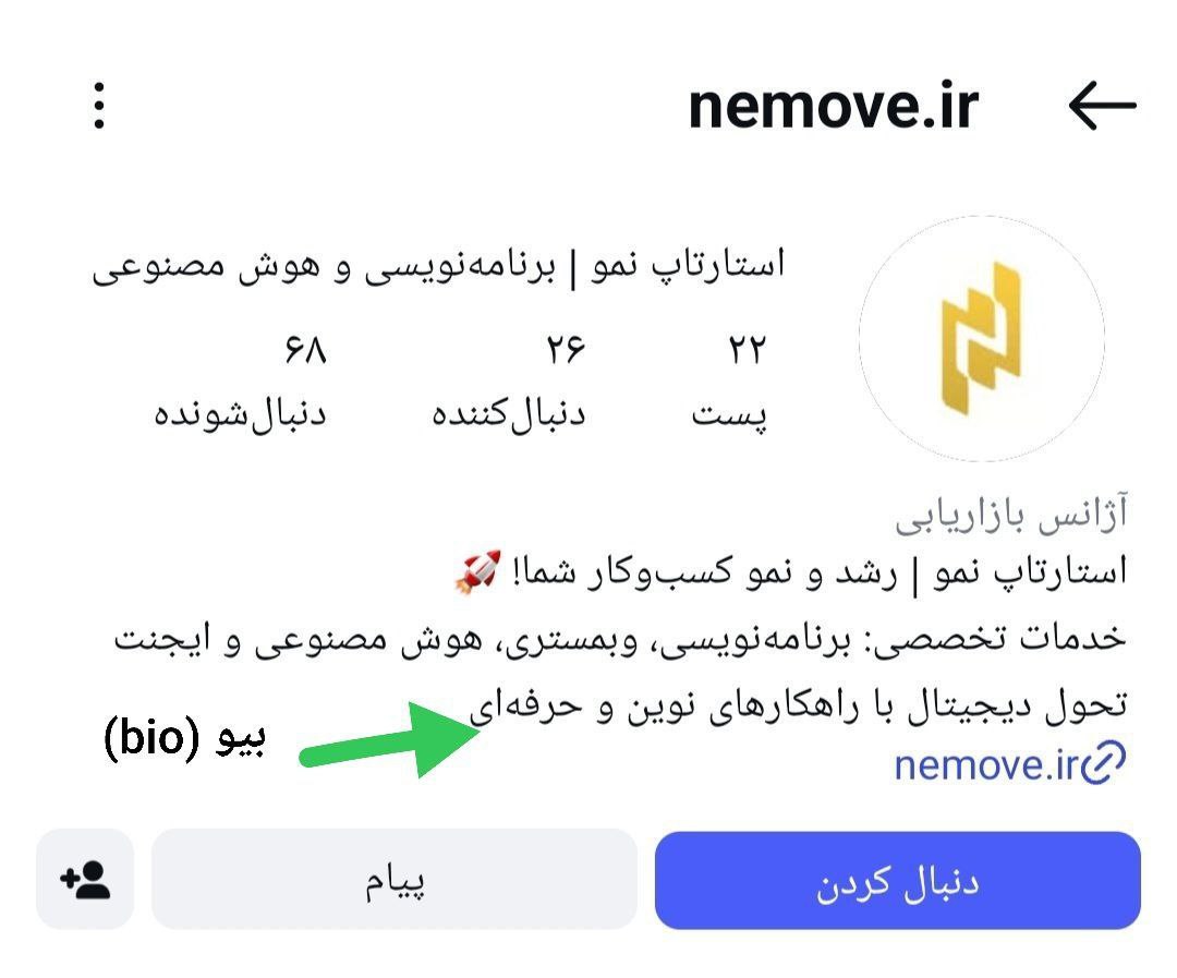 متن بیو برای سئو اینستاگرام
