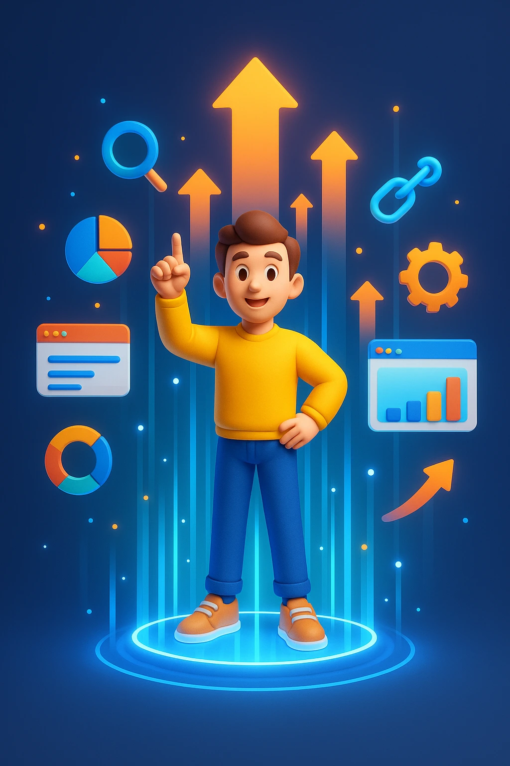 نماد موفقیت در استفاده از Webmaster Tools و رشد رتبه سایت در نتایج جستجوی گوگل