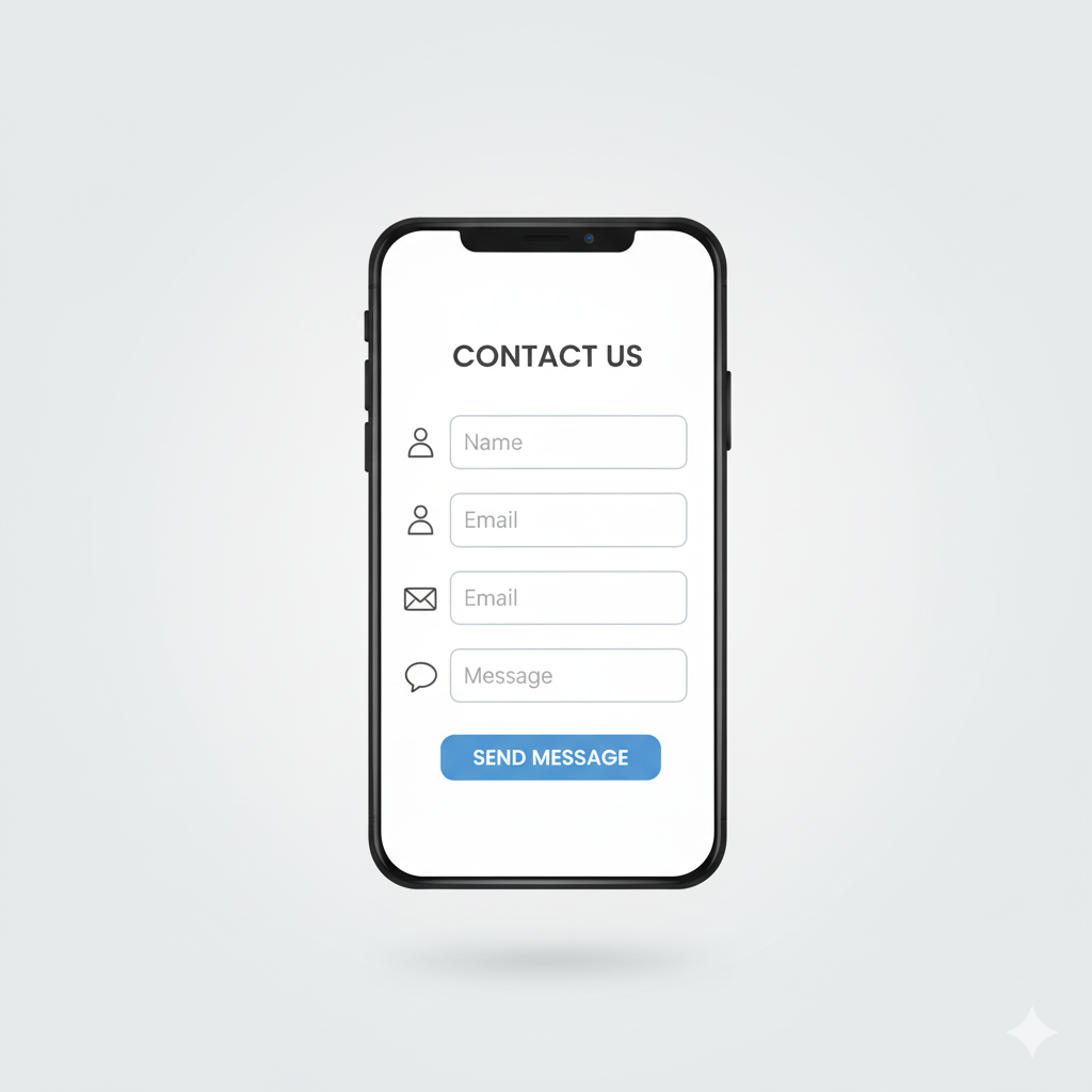 فرم تماس موبایل فرندلی