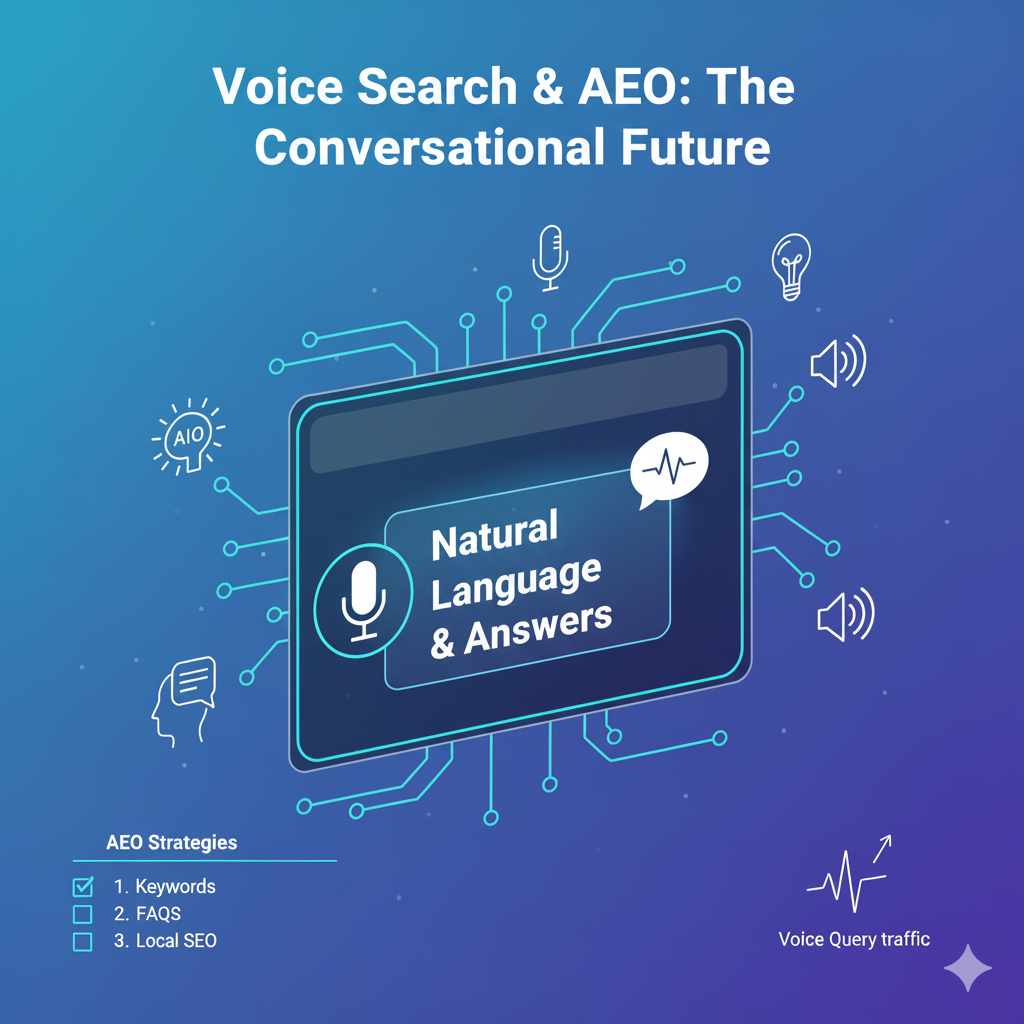 ارتباط AEO و آینده جستجوی صوتی