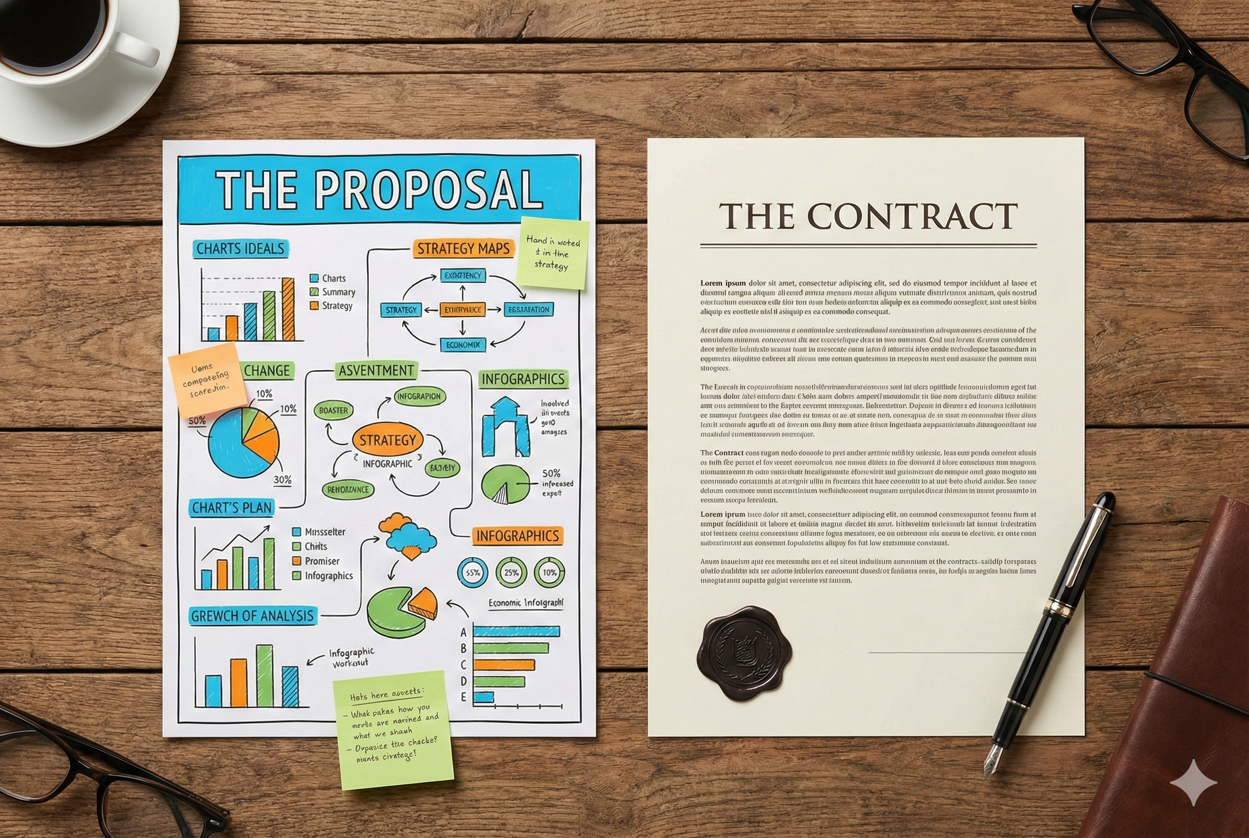 تفاوت کلیدی بین قرارداد سئو و پروپوزال سئو