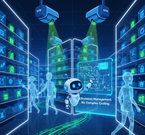 یک فروشگاه که به وسیله ی گوگل تگ منیجر، رفتار کاربران را تحلیل میکند.