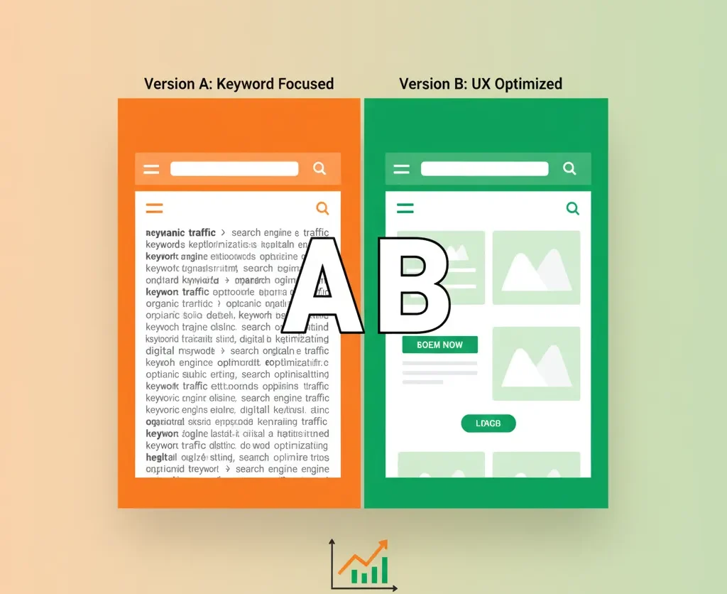 شواهد و تجربیات واقعی: آزمایشهای A/B برای بهبود سئو