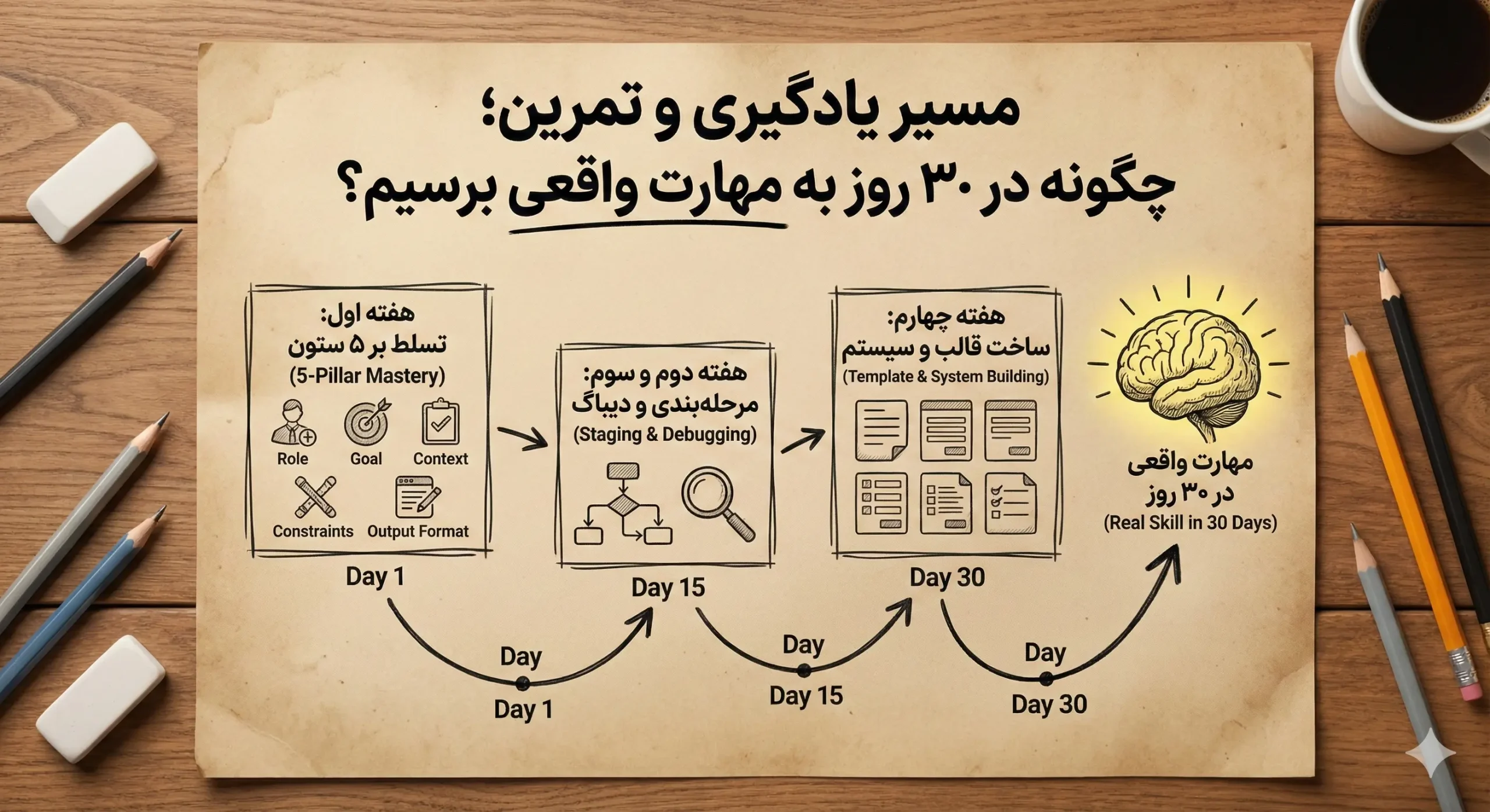 مسیر یادگیری پرامپت نویسی