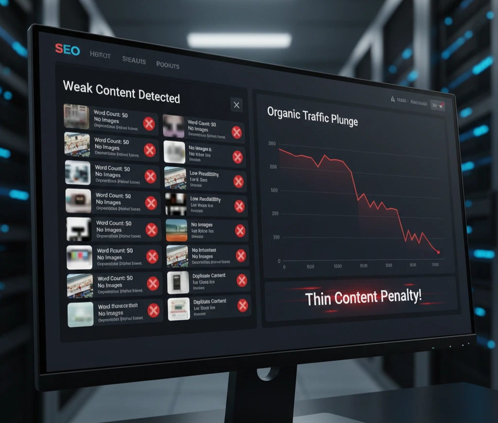 چرا محتوای ضعیف یا Thin Content برای سئو خطرناک است؟