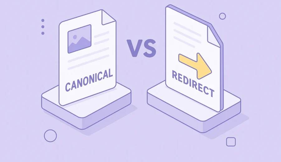 تفاوت Canonical و Redirect + راهنمای انتخاب هوشمندانه