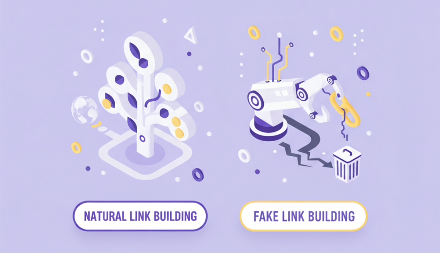 تفاوت لینک‌سازی طبیعی و ساختگی در سئو: کدام‌یک بهتر است و چرا؟